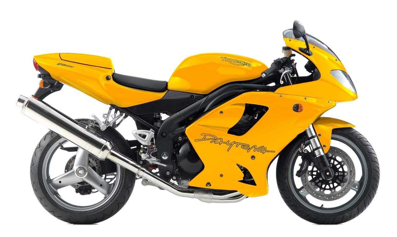 triumph daytona yellow